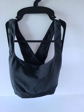 YITTY '' SMOOTH AS HELL'' LOUNGE BRALETTE- BLACK- SIZE LARGE